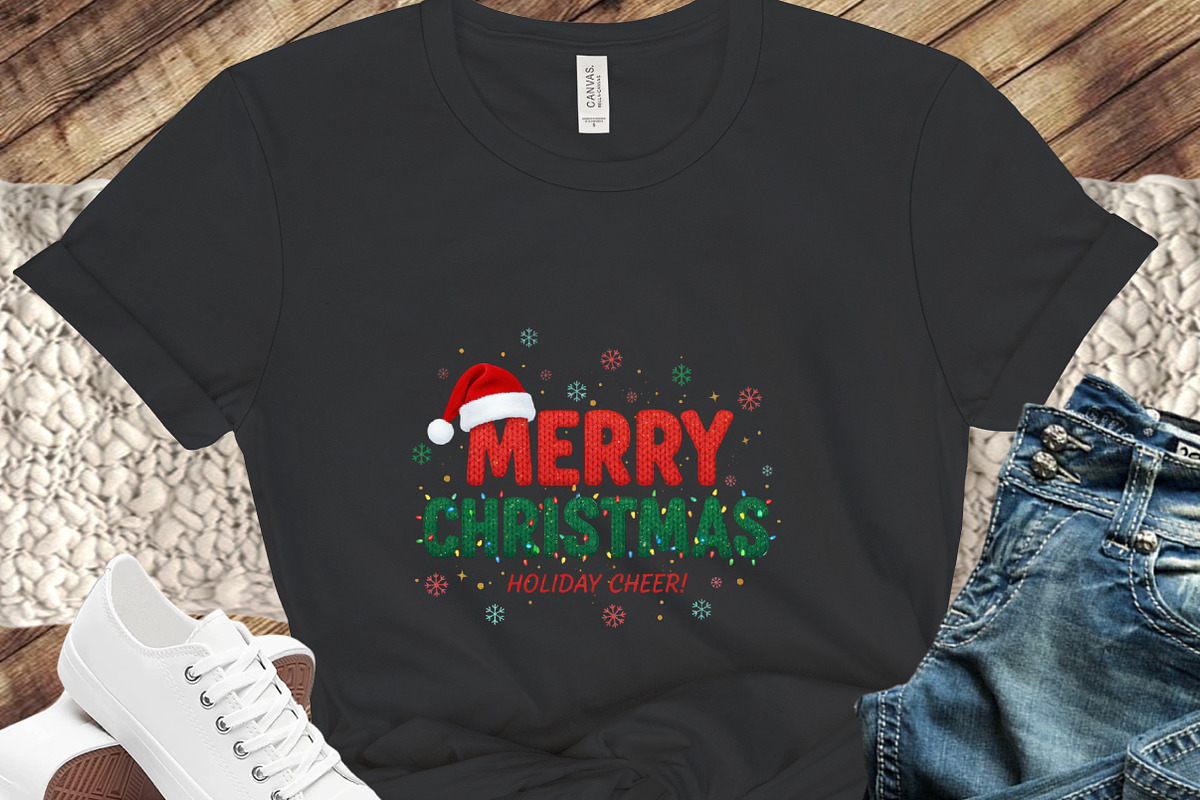 Merry Christmas Png Crochet Yarn Png, an Illustration by designcity5 (Photo 7 of 8)