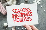 Holidays Christmas - Display Font, a Handwritten Font by SaktiAvellin (Thumbnail 5 of 10)