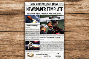 Old Style Newspaper Template