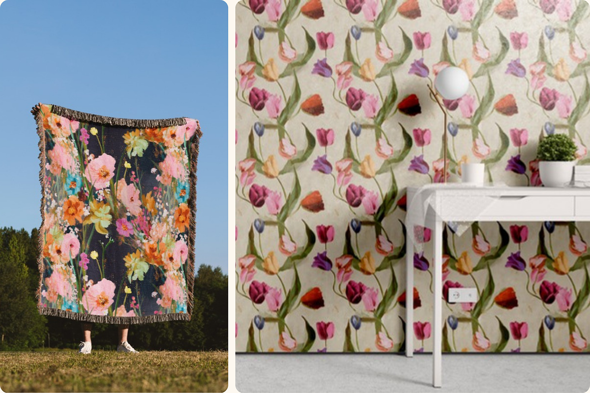 Abstract Blooming Floral Patterns, a Pattern Graphic by Ninterints (Photo 15 of 16)