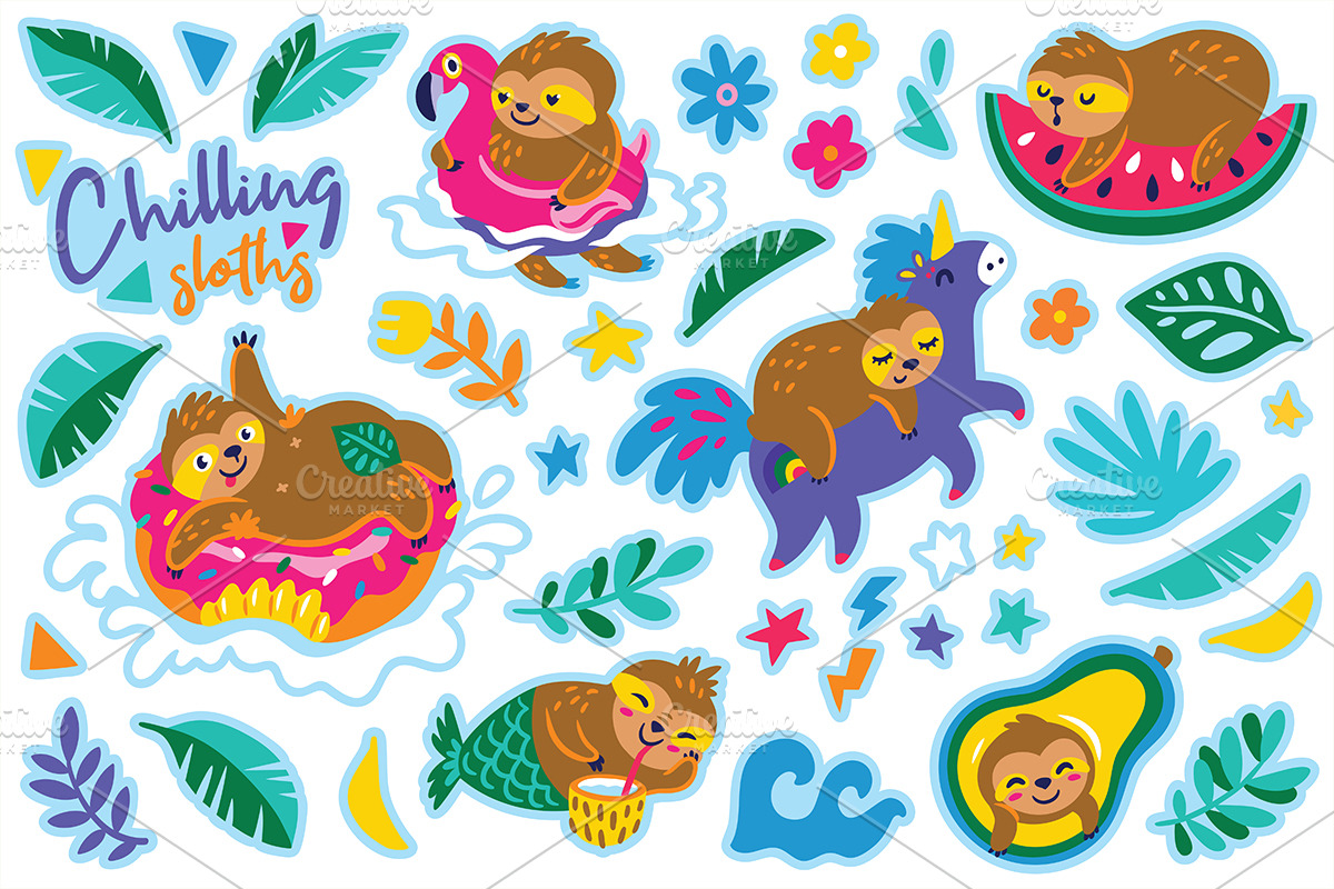 Big Sticker Bundle #2, an Animal Illustration by PenguinHouse (Photo 9 of 16)