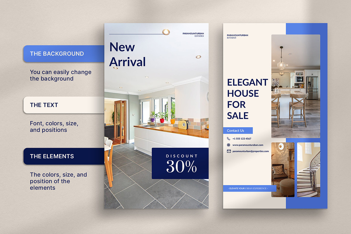 Real Estate Social Media Kit, a Social Media Template by prajapixels (Photo 5 of 6)