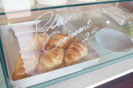 Croissant at cafe