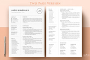 Resume CV Template with Logo, a Resume Template by MAM Design (Thumbnail 3 of 10)