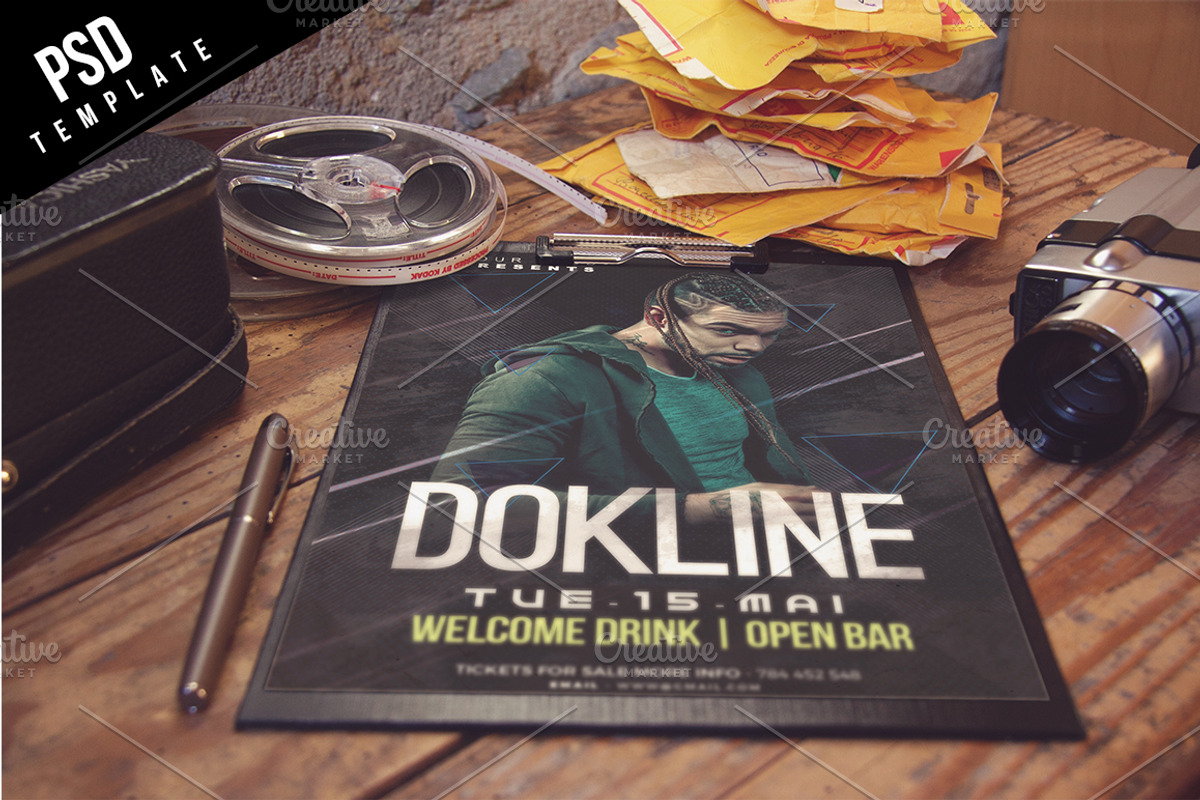 Flyer Club Dj, a Flyer Template by lawless graphic (Photo 2 of 2)