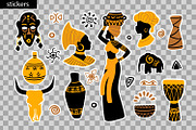 African woman and traditional ethnic, an Object Graphic by PatapovaVika (Thumbnail 2 of 7)