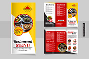 Restaurant Food Menu Trifold, a Brochure Template by Tanuart (Thumbnail 2 of 2)