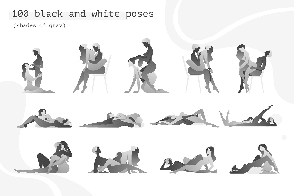 Lesbian Kamasutra: 100 poses, a Person Illustration by Frizenasya (Photo 3 of 5)