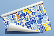 Mediterranean Mosaic Dream, a Pattern Graphic by PenguinHouse (Thumbnail 2 of 7)