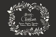 Christmas Hand-drawn Floral Decor, a Decorative Illustration by Adiemus (Thumbnail 1 of 8)