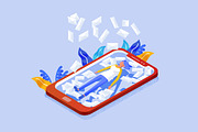 Spam concept, a Technology Illustration by Good Studio (Thumbnail 2 of 3)