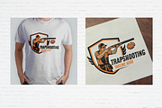 Trapshooting Badge Logo Clipart, a Sport Illustration by Guavanaboy (Thumbnail 3 of 3)