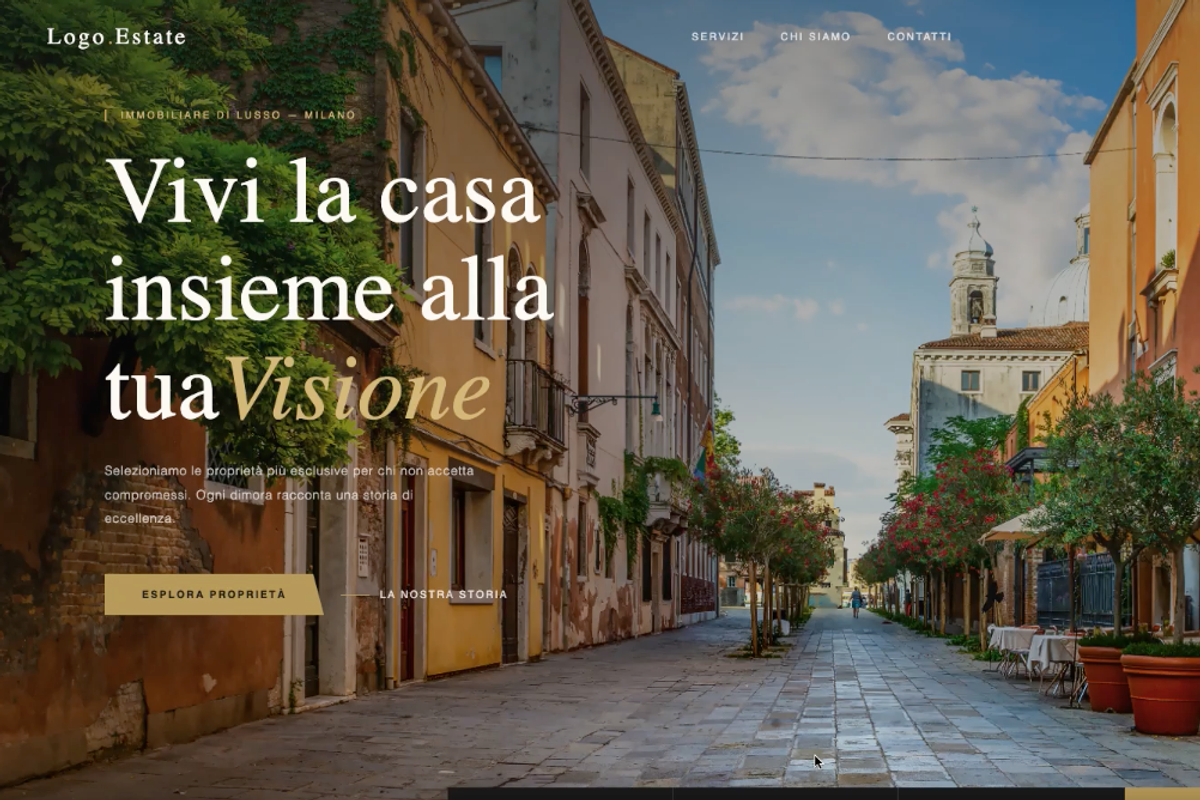 Real Estate Landing Page – HTML, CSS, a Landing Page Template by Simona Meleca (Photo 1 of 2)