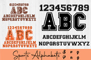 Sports Alphabet Font SVG Set, a Handwritten Font by EllaMaiyaali (Thumbnail 1 of 2)