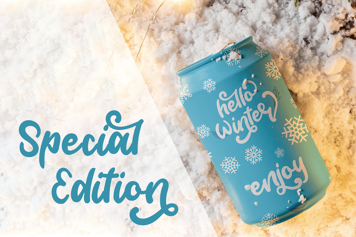 Sparkling Winter – Holiday Font, a Handwritten Font by Creaditive Design (Photo 3 of 11)