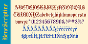 BeneScriptine, a Blackletter Font by Ingrimayne Type (Thumbnail 4 of 5)