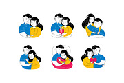 Couple Valentine's Day Icon Set, an Icon by MEDZ (Thumbnail 4 of 5)