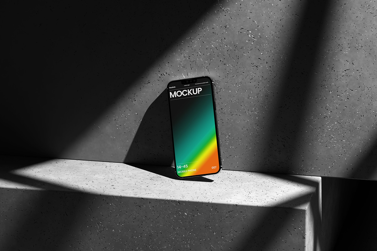 10 PSD Concret Iphone Mockup, an iPhone Mockup by East Gallery (Photo 10 of 10)