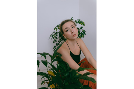 Portrait of young caucasian woman in, a Person Photo by zheckasmk
