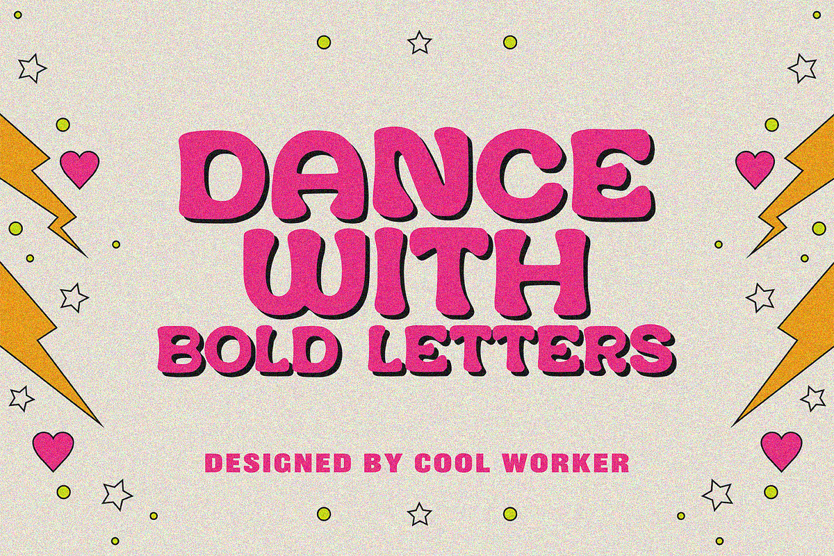 Boldisco, a Sans Serif Font by Cool Worker (Photo 2 of 7)