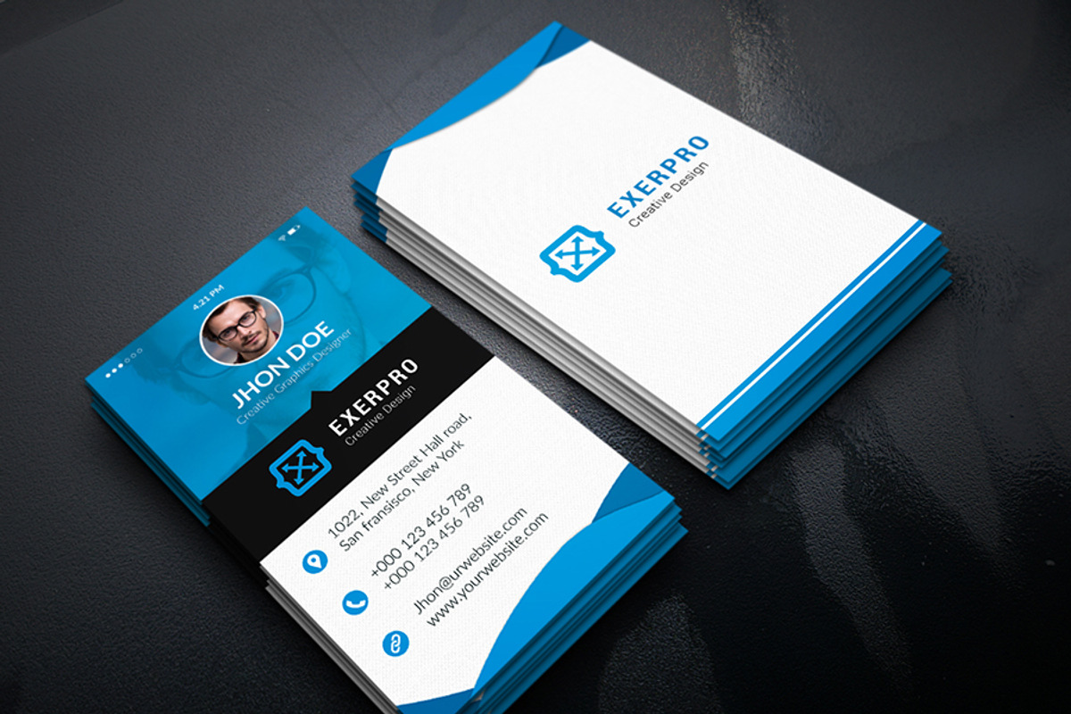 Stylish Business Card, a Business Card Template by Shapnochura Design Studio (Photo 1 of 4)