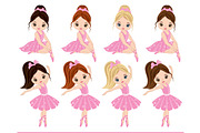 Vector Ballerina, Vector Ballet, an Illustration by TheCreativeMill (Thumbnail 4 of 4)