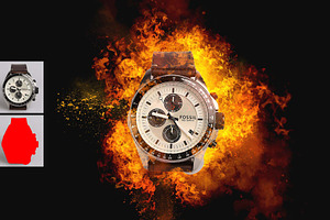 Fire Photo Effect Photoshop Actions