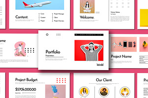 Portfolio Presentation Template, a Presentation Template by Mighty-Slide