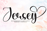 Jersey | Script Font, a Handwritten Font by Scratchones (Thumbnail 1 of 9)