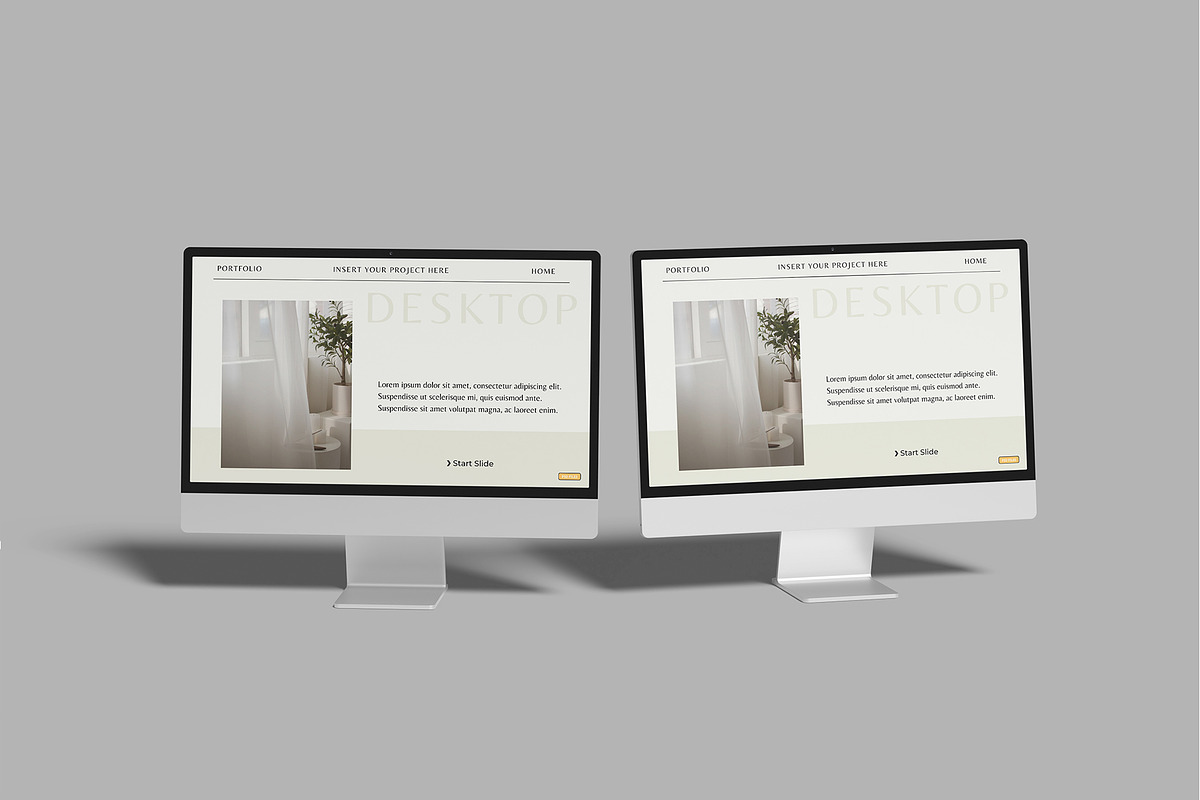 Desktop Screen Mockup, a Device Mockup by lamorastudio (Photo 9 of 11)