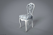 Vintage chair, a Furniture 3D Model by Snji | 3D Models (Thumbnail 8 of 14)
