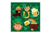 St Patrick's Day Set of Elements, an Object Graphic by MISS CHATZ (Thumbnail 2 of 3)