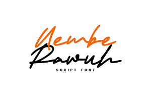 Nembe Rawuh - Script Font
