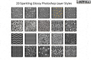 Sparkling Glossy Layer Styles for PS, a Layer Style Add-On by MixPixBox (Thumbnail 8 of 10)