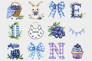 Watercolor Berry First Birthday Clip, a Seasonal Illustration by Design Market (Thumbnail 5 of 5)