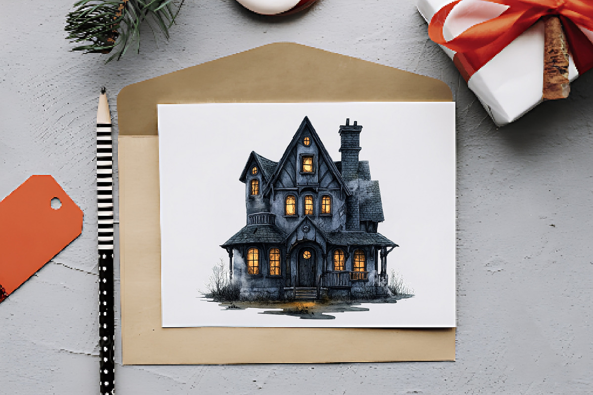 Hand-Painted Halloween Clipart, an Illustration by RobertsArt (Photo 3 of 7)
