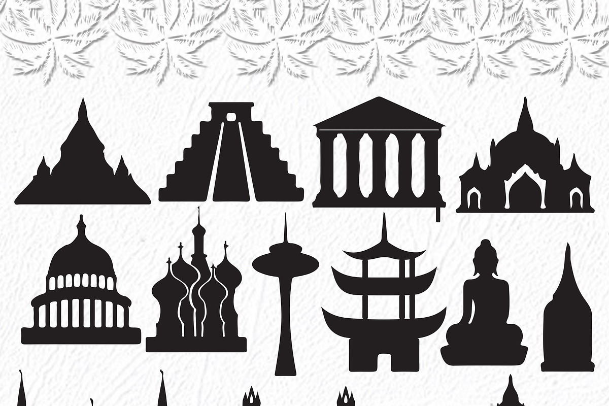 World Famous Sights Svg, Sights Svg, an Object Graphic by VectorWorlds (Photo 3 of 3)