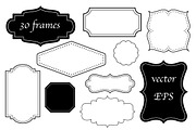 30 frames in four styles - VECTOR, a Graphic by Wild Rose (Thumbnail 1 of 6)