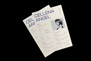 Simple Minimal Resume Template, a Resume Template by Neermana (Thumbnail 2 of 5)