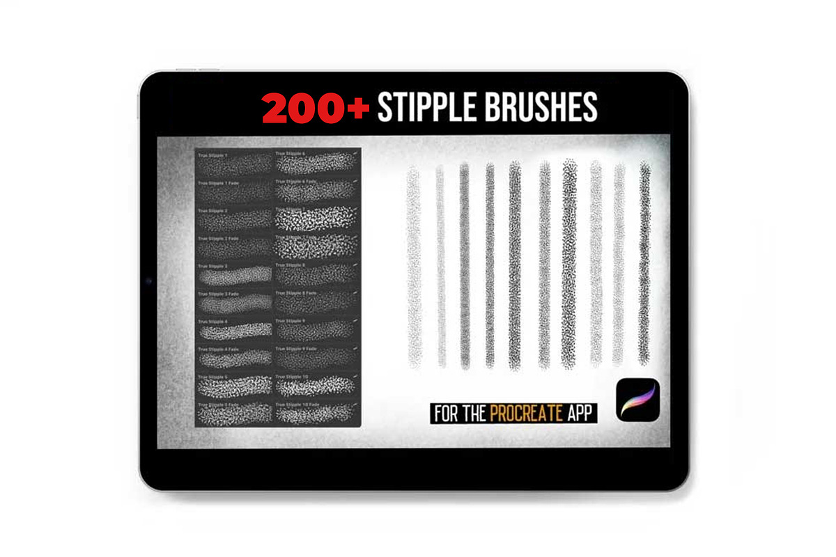 Traditional Tattoo Procreate Brushes, a Brush Add-On by Designbuys (Photo 3 of 6)