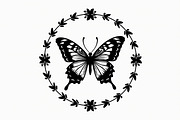 Nature Butterfly Vector Bundle, an Illustration by yasushie (Thumbnail 9 of 9)