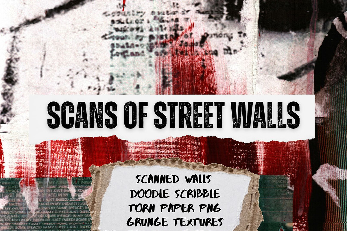 Scans Of Street Walls, an Object Graphic by Kate Creative Studio (Photo 1 of 12)