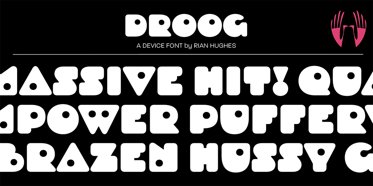 Droog, a Font by Device (Photo 3 of 7)