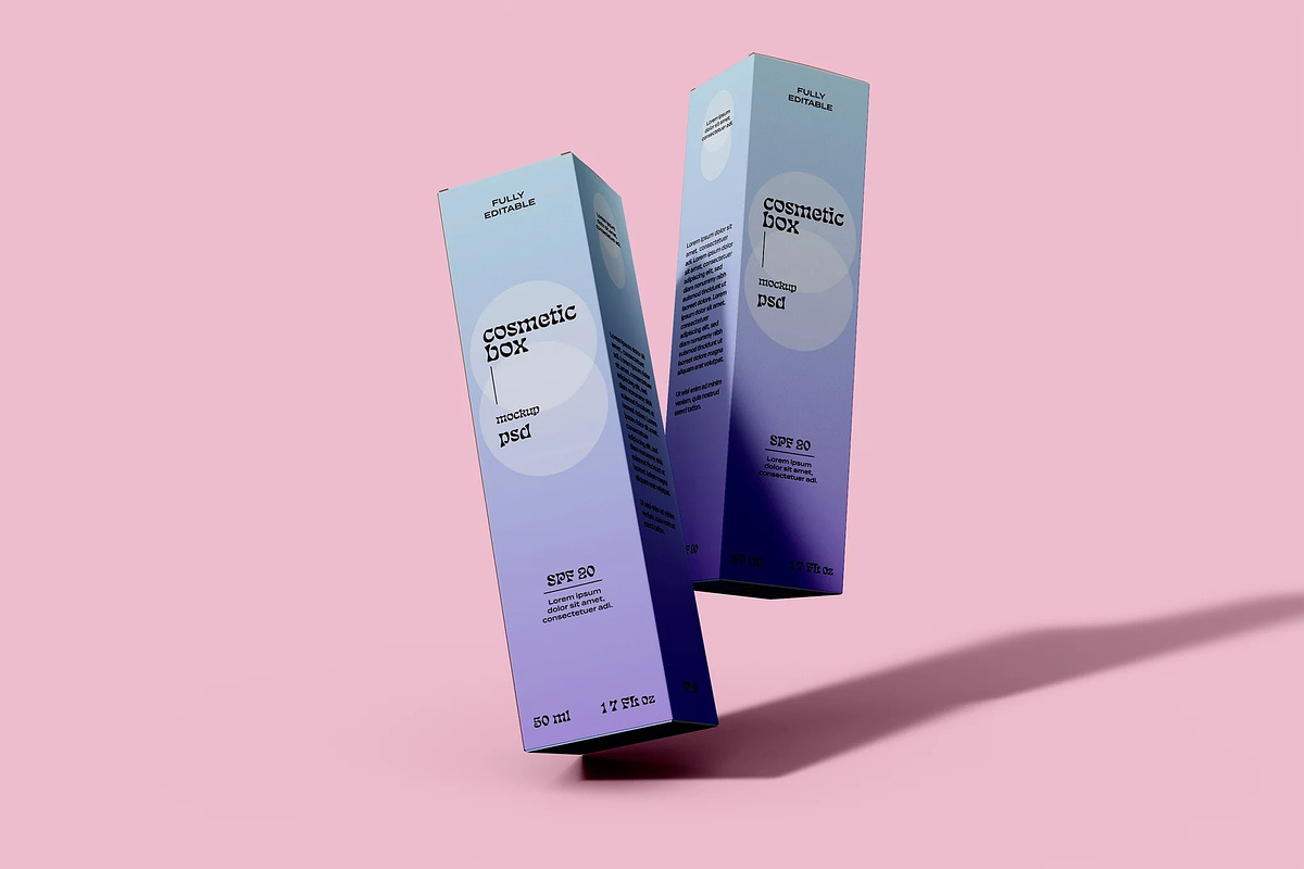Box Tube Design Mockup, a Packaging Mockup by Hubzway (Photo 2 of 2)