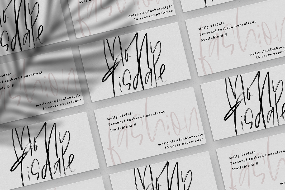 The Shaker - SVG & OTF Brush Font preview 4