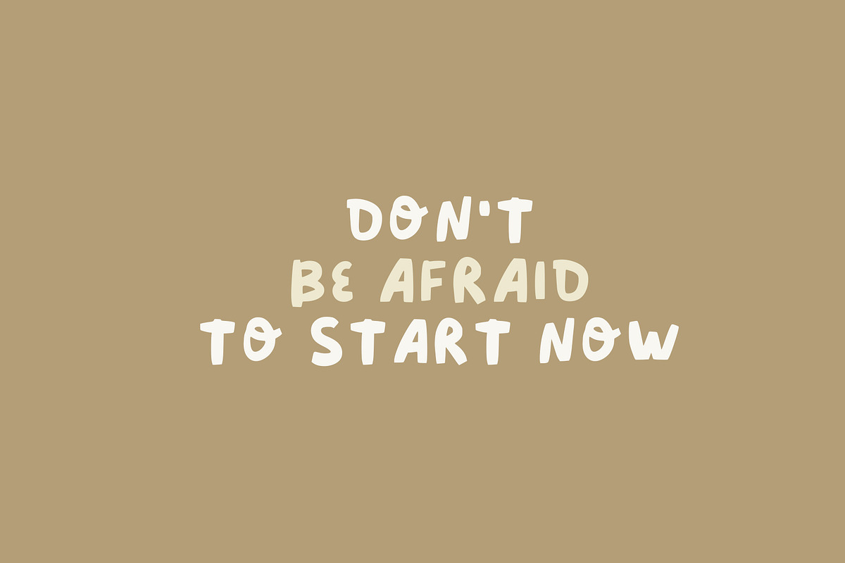 DoodleDash - handwritten cutout font, a Handwritten Font by Ashiya Pixel (Photo 6 of 9)