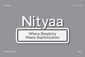 Nityaa Sans Serif