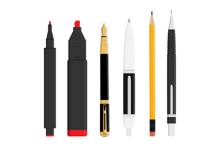 School office supplies, stationery, an Education Illustration by Viktorijareut