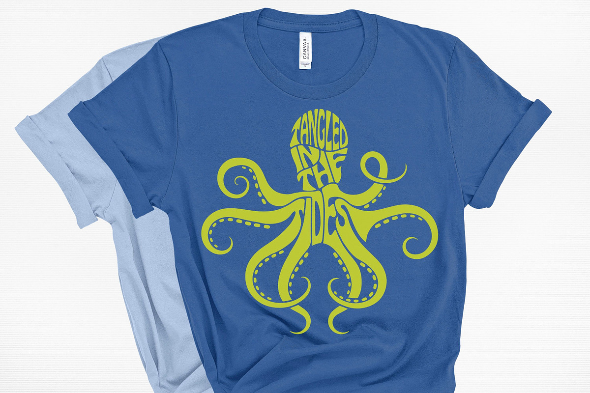 Tangled in the Tides Octopus Shaped, an Object Graphic by DigitalDesignsLaura (Photo 4 of 4)