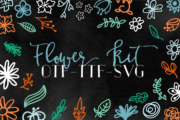 Flower Kit - Dingbat preview 6